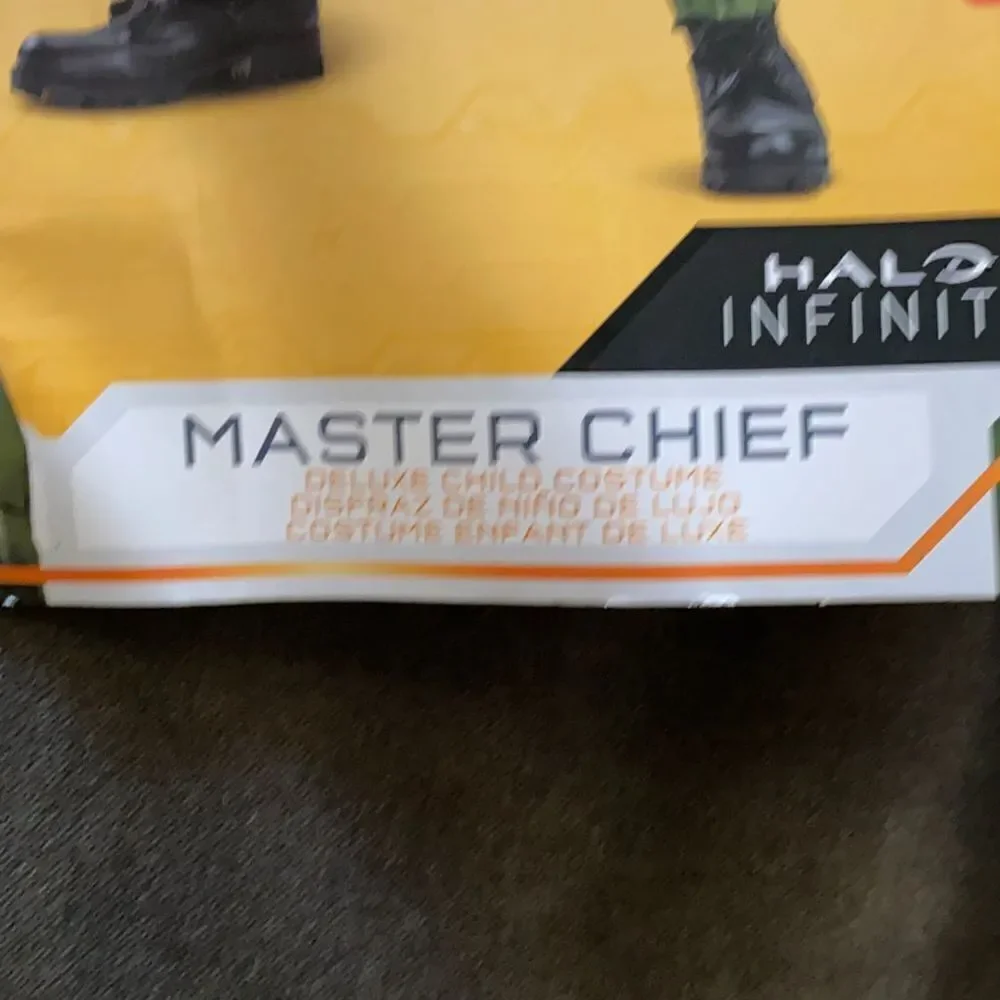 Kids Halo Master Chief Halloween Costume Size M (7-8) NEW *Suit Only